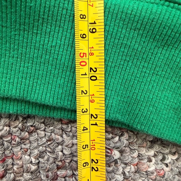 Nike Vibrant Green Cropped Baggy Oversized fit pullover half button XXL Women's - Picture 3 of 11